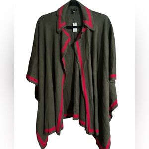 NWT Talbots Woven Ruana